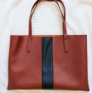 Brown and Black Vince Camuto Tote